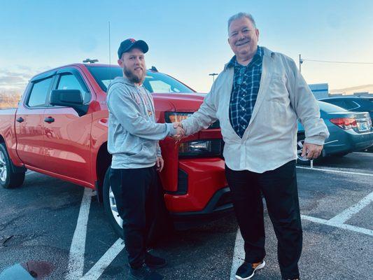 Eric has worked hard and rewarded he and his family with this great Chevy Silverado