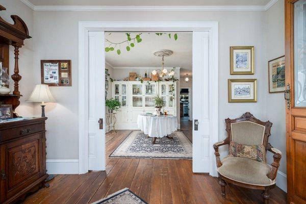 Parlor view toward gift shop