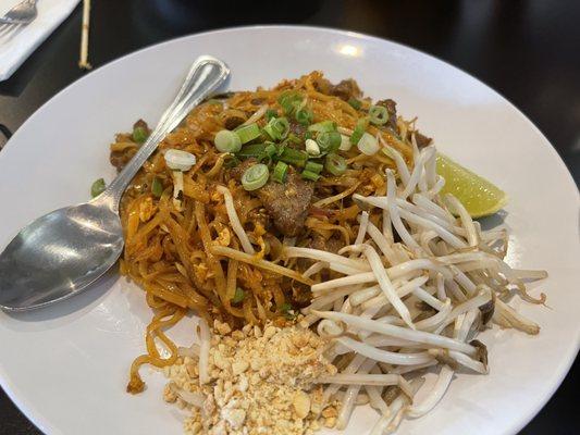 Beef Pad Thai Noodle