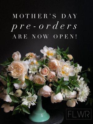 Mother's Day is this week! Call us to place your order!