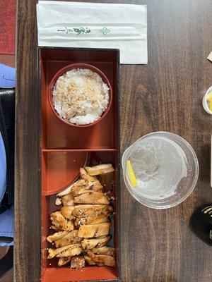 Chicken teriyaki bento box