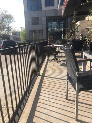 Outdoor seating