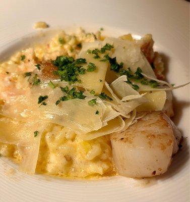 Truffled seafood risotto