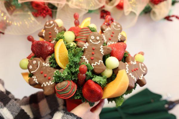 Christmas fruit bouquet