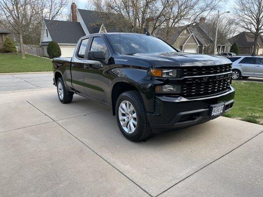 My new 2022 Silverado