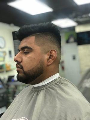 Fade and beard done by alex