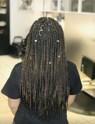 Small box braids