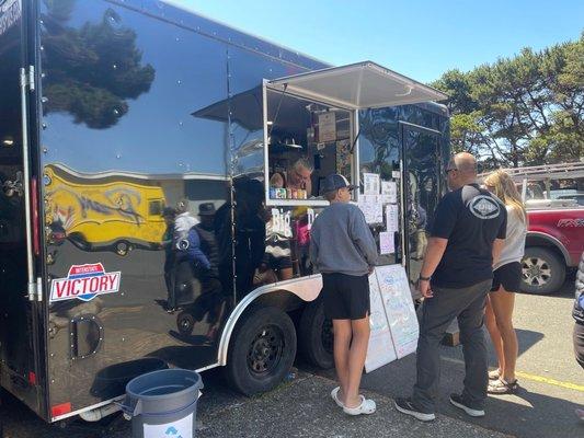 Food trailer from the east.