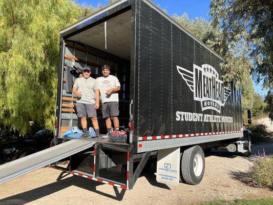 Chris and Luis saved the day and made our move seamless. Meathead Movers will be our go to movers every time. Thank you Chris and Luis! You