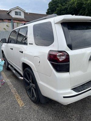 My car sitting at the bodyshop because they don't want to pay for the hail damage....!!!