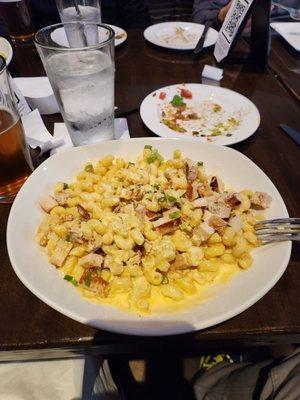 Mac n Cheese with Chicken.