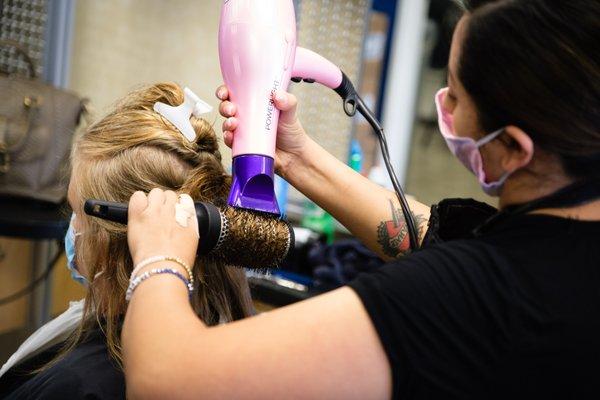 Who doesn't love to get their hair styled?  Walk-ins are always welcome!