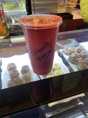 Immunity Juice - Beet, Carrot, Lemon, Ginger, Astragalus, Echinacea, Turmeric and Pineapple