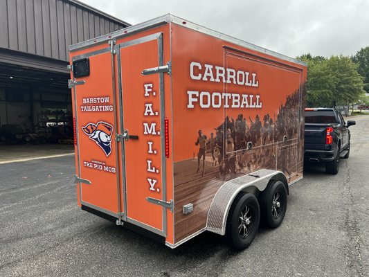 Tailgate Trailer wrap