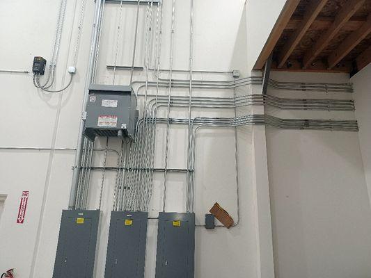 Three phase electrical work with Transformer all commercial and Industrial