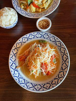 green papaya salad