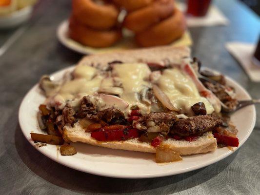 Steak hoagie