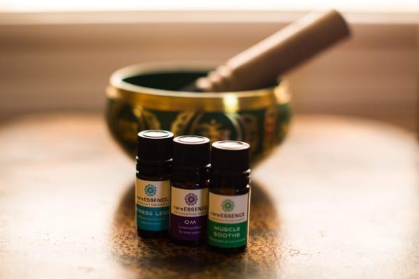 For added healing, choose from a selection of all-natural essential oils.