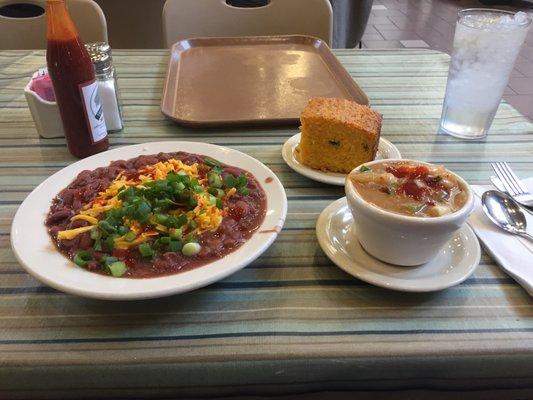 A passel of Southern goodness at The Cloister - including that awesome cornbread!