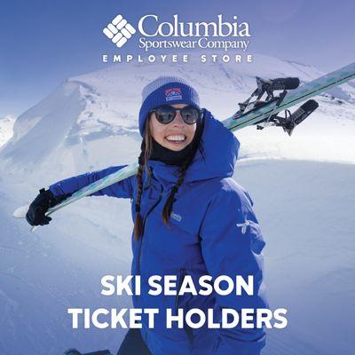 Ski Pass Season Ticket Holders are invited to shop our Family of Brands now through March 31st. Show your 2024 - 2025 Season Pass for entry.