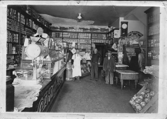 Chirst Chiotras in Chiotras Grocery circa 1940