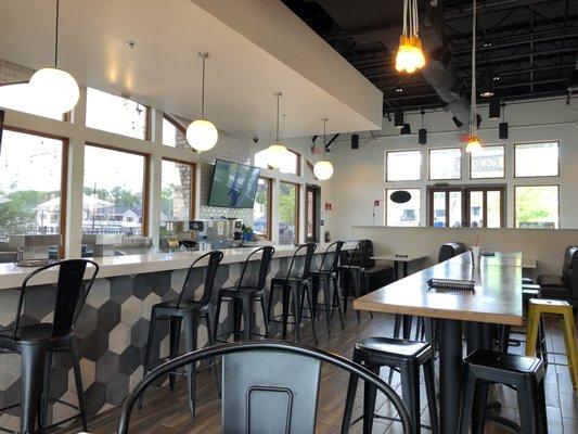 View of dining area.