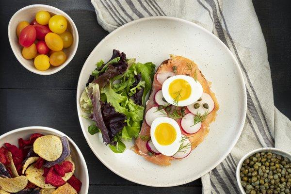 Smoked Salmon Tartine