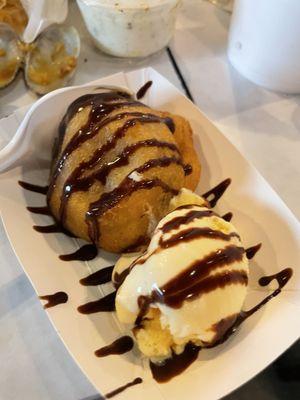 Free fried Oreos for dessert