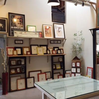 Our shop has a variety of ready-made frames, gifts, and home decor items as well as custom-framing services