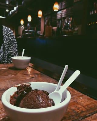 Late-night decadent chocolate ice cream. Enough said.