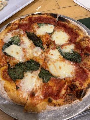 Margherita pizza