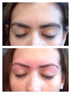 Brows done by Saba.