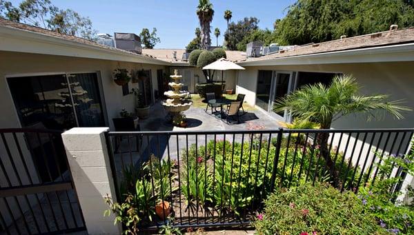 Resident and family patio