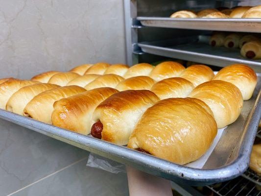 Kolaches (pigs and blankets)