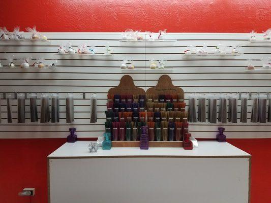 Come by for the best Oil-Dipped incense and have your house filled with the great scents. Bath Bombs for your bath.