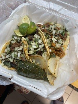 Al pastor, carne asada, birria