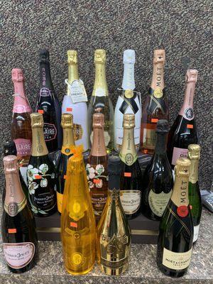 Biggest Champagne selection