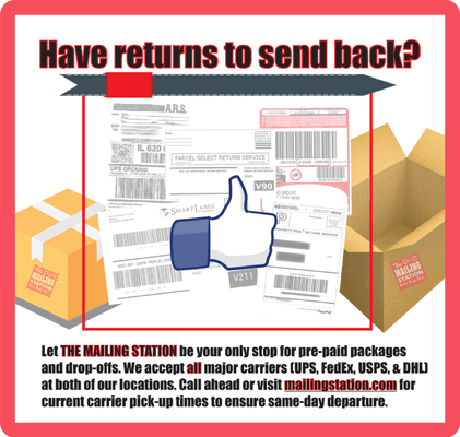 Have prepaid returns? We'll take 'em!