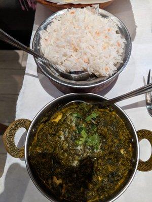 Saag Paneer. Wondeful!