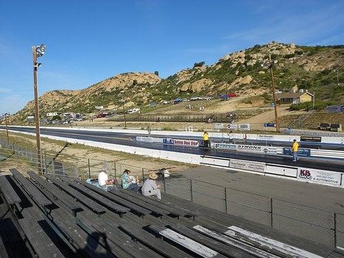 Drag strip at Barona Speedway