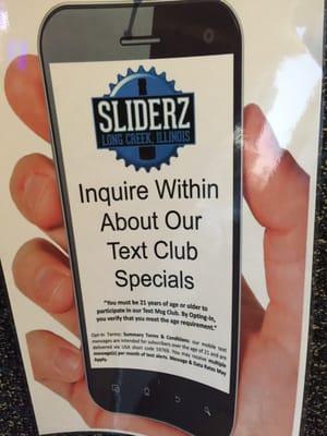 Sliderz TEXT club!