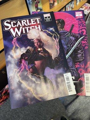 Got the Scarlet Witch comic & New Bloodline: Daughter of Blade, celebrating black history month!