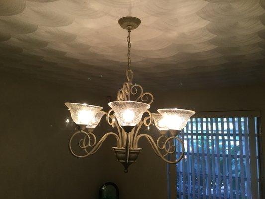 Chandelier Installation