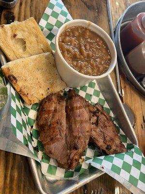 Tri tip and brown sugar baked beans