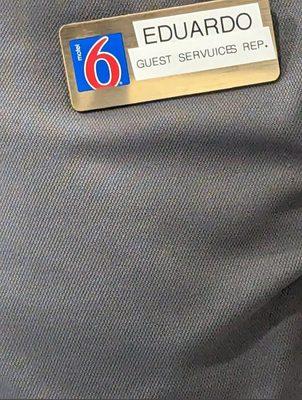 Name Badge of Employee