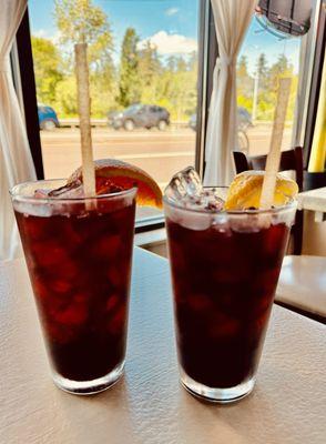 Jamaica and Chicha Morada Agua Frescas