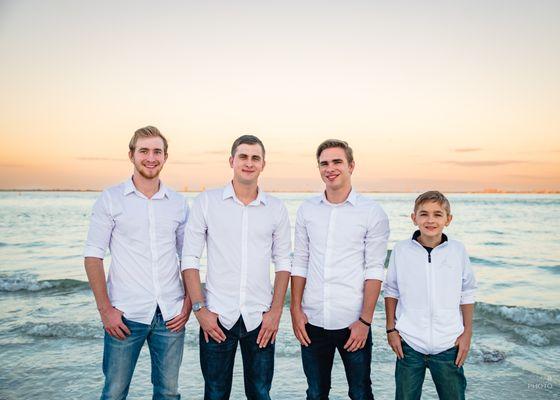 Family Beach Portraits on Sanibel, Florida