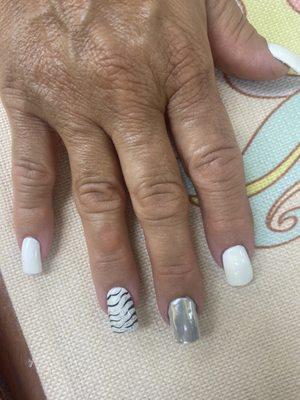 Beautiful nail art by Nancy!