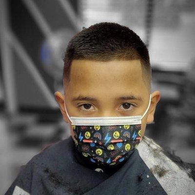 Kid haircut Capitol City Barbershop