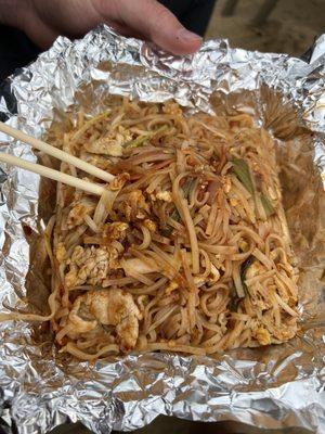 Chicken pad thai